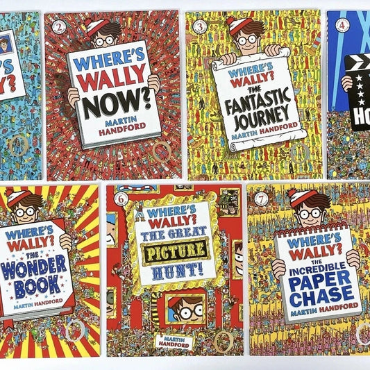 Where's Wally? — 7 Book Children's Attention Training Set