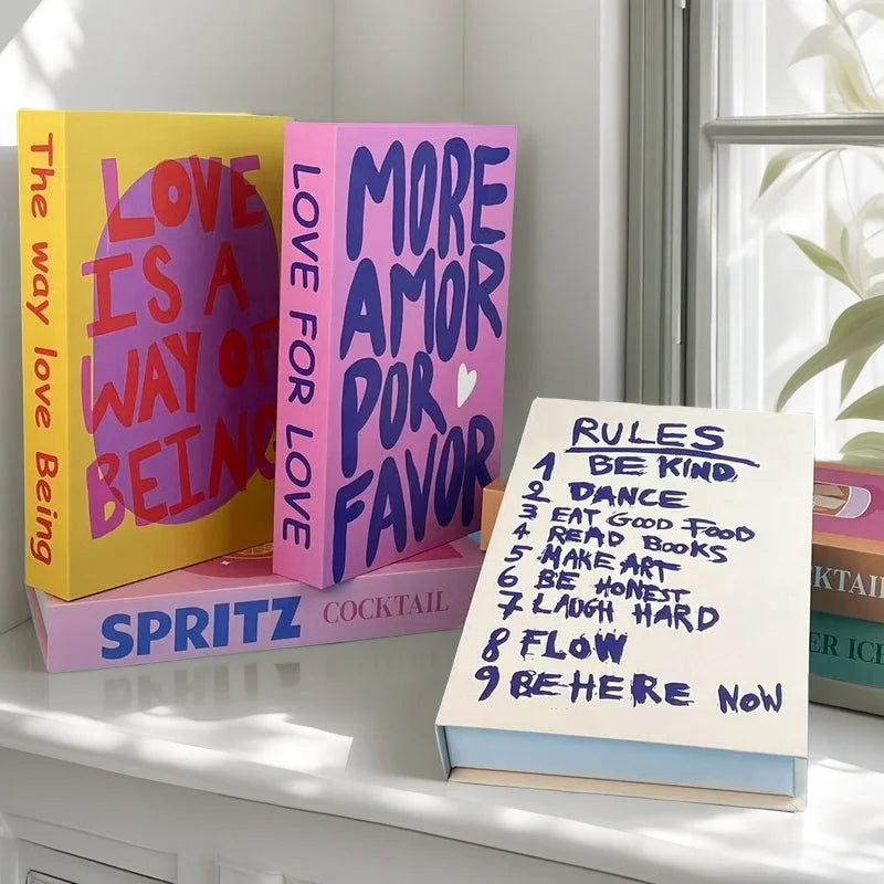 Luxury Books Decorative Box — Home Décor Storage
