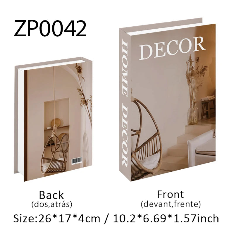 Coffee Cup Fake Books Decoration — Luxury Home Décor
