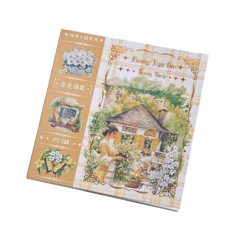 Garden Journal Stickers — 50 Sheet Junk Journaling Sticker Book