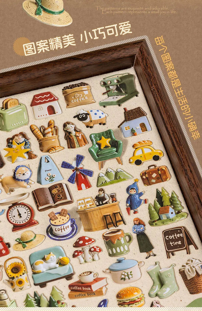 Junk Journal Sticker Pack — 30 Sheets Scrapbooking Supplies