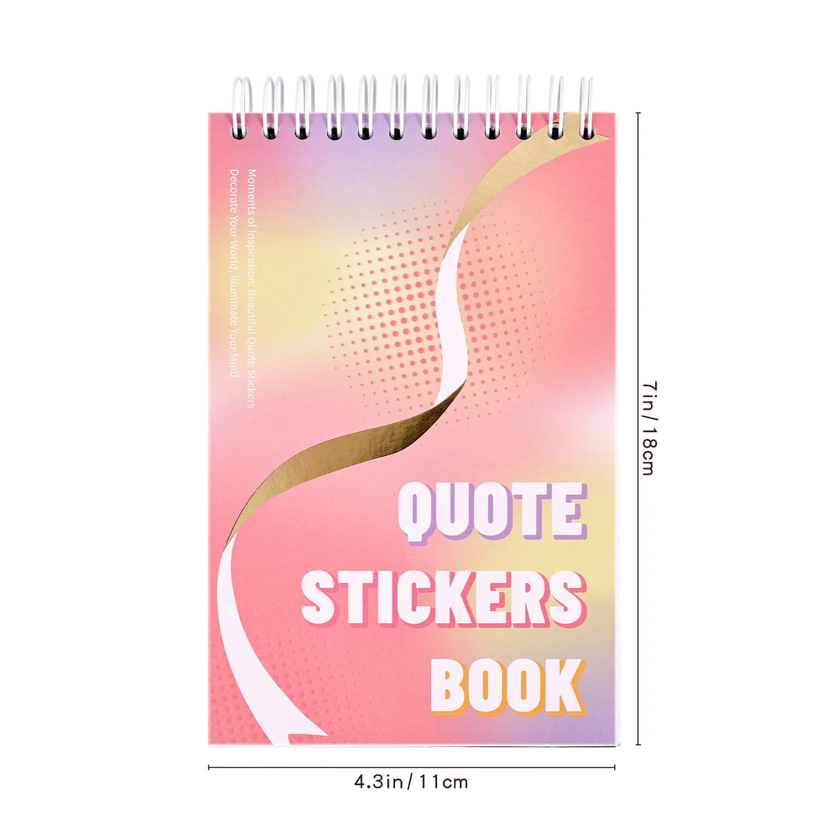 3000+ Pcs Word Stickers for Journaling, 50 Sheets Quote Sticker Gold Foil Art Scrapbook Stickers for Junk Journal