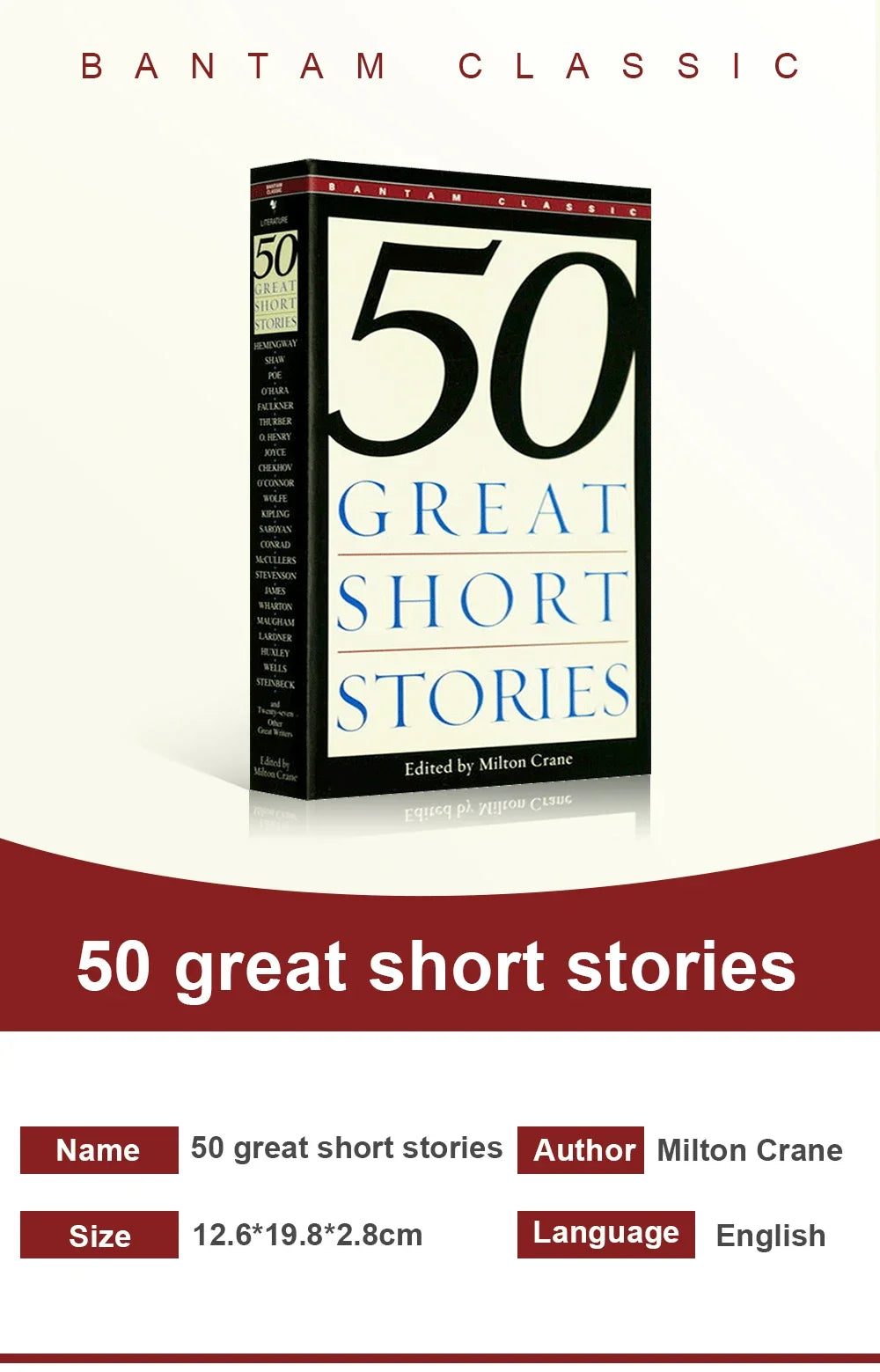 50 Great Short Stories — Adult English Reading Anthology