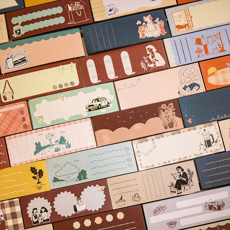 Journal GO 30pages Collage Junk Journal diy Sticker Warm Moments Stickers for Scrapbook Planner Card diy Material Papers