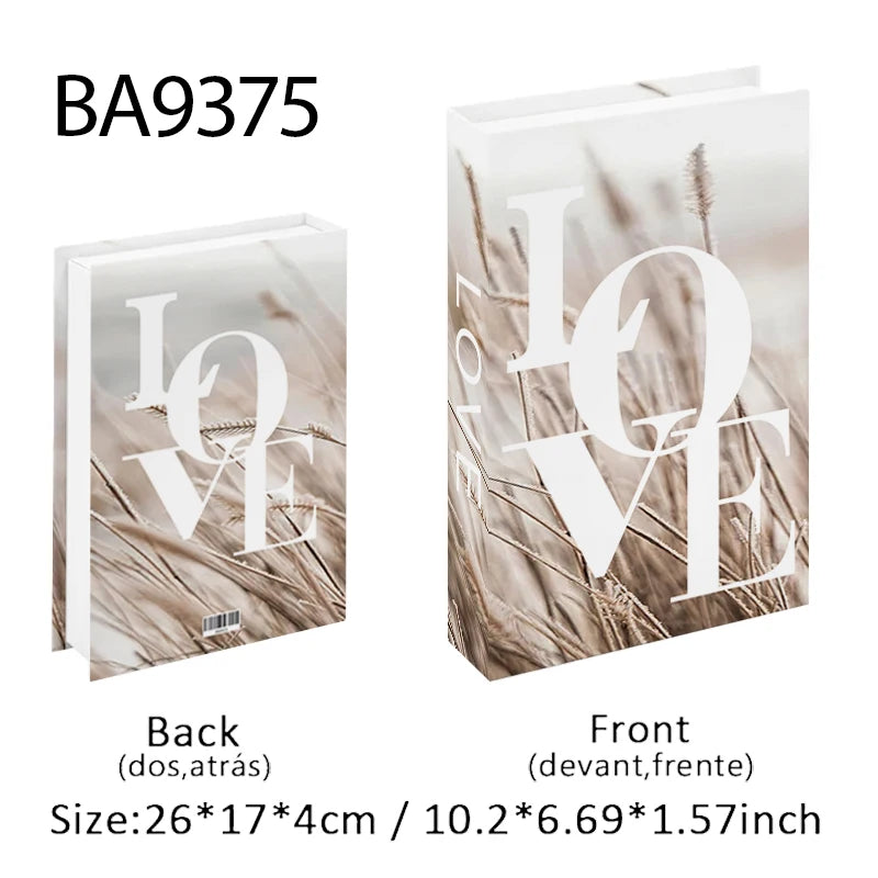Perfume Luxury Fake Book Storage Box Interior Decoration Paris Decorative Books Design Ornament Coffee Table Shelf Home Decor
