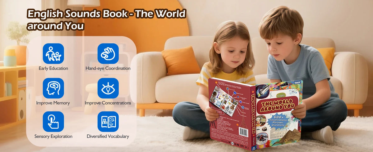 The World Around You — Interactive English Sound Books for Children