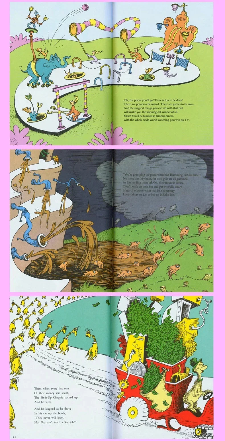 English Books of20 Books A Classic Case of Dr. Seuss Children Fun Interesting Story English Picture Book Kids Learning GiftEngli