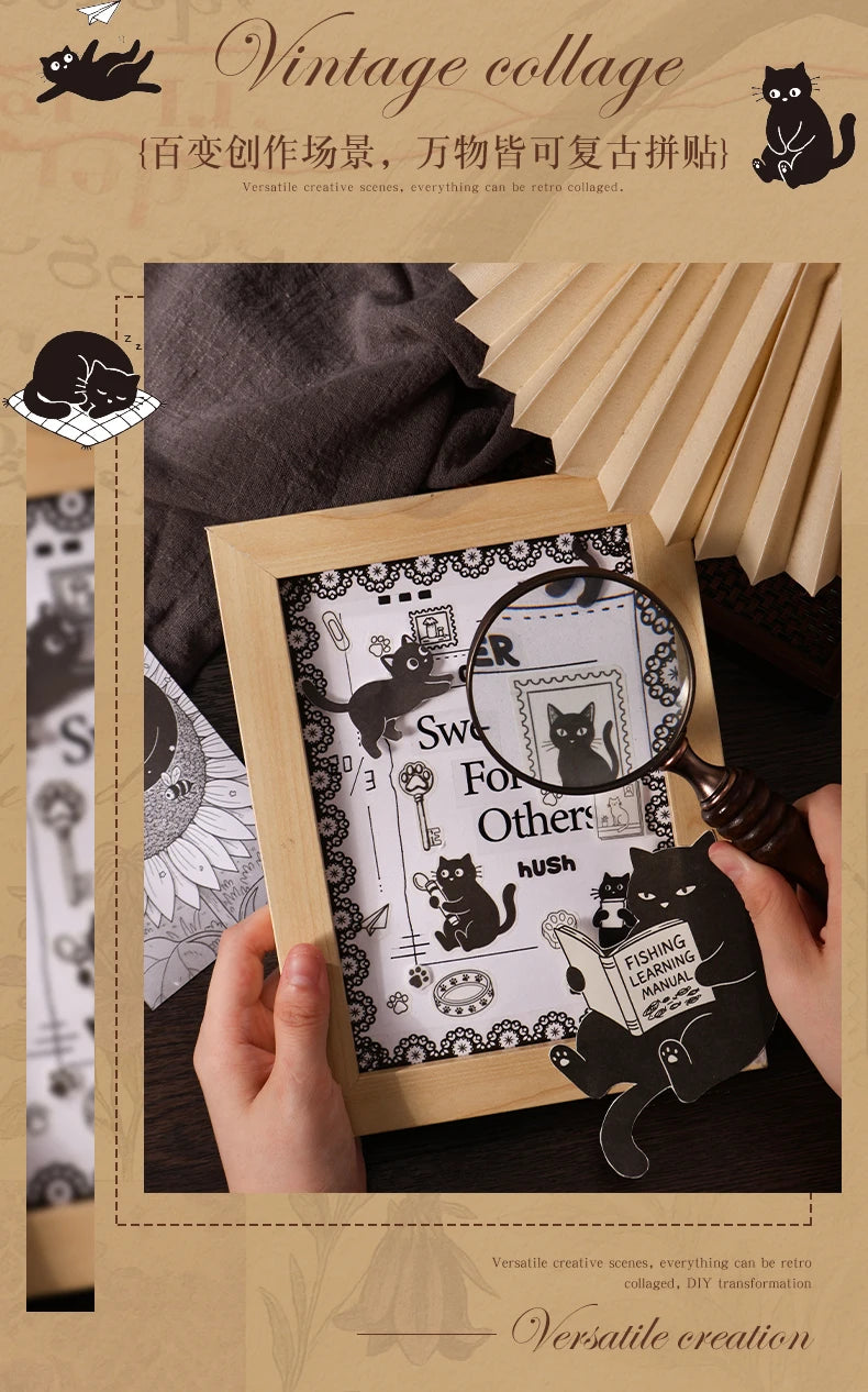 Vintage Journal Gift Box Set, Antique Paper + Washi Tape Combo for Junk Journal Scrapbooking