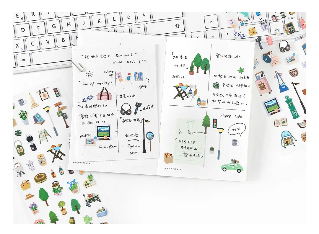 Cute Scrapbooking Stickers — Junk Journal Craft Supplies