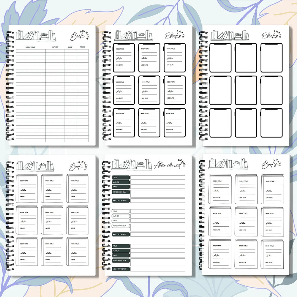 1PC Reading Journals for Book Lovers, Book Journal Reading Log for Readers to Review and Track Your Reading