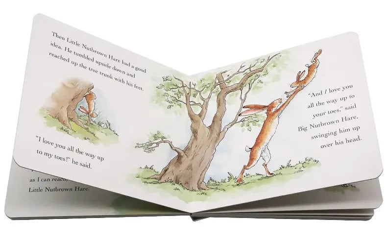 Guess How Much I Love You Children's English Enlightenment Cognitive Picture Books 0-6 ages Kids Children Cardboard Book