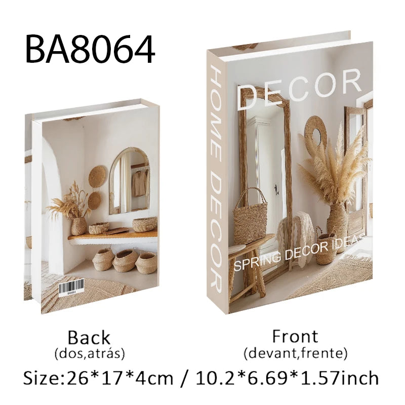 Coffee Cup Fake Books Decoration — Luxury Home Décor