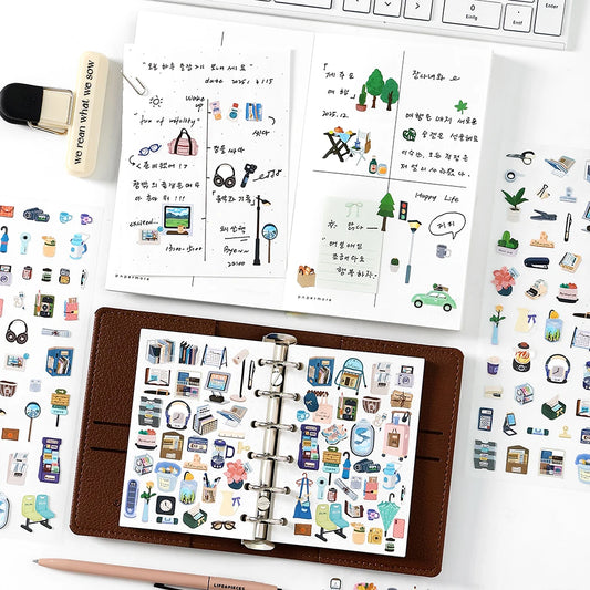 Cute Scrapbooking Stickers — Junk Journal Craft Supplies