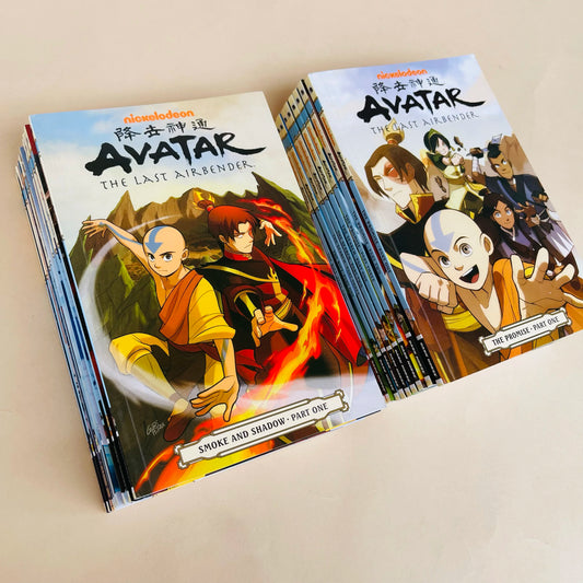 18 Books Avatar: The Last Airbender Season 1+ 2 English Picture Book American Comics Action Comedy Fantasy