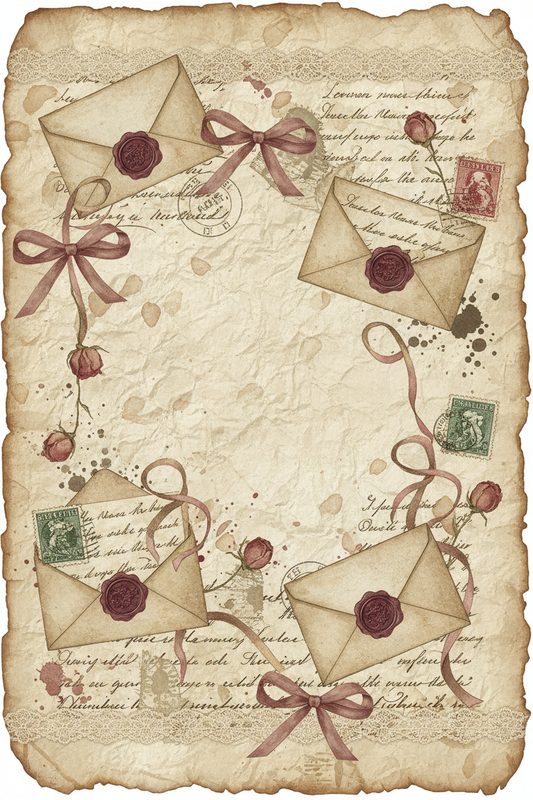 Love Letters Junk Journal Paper