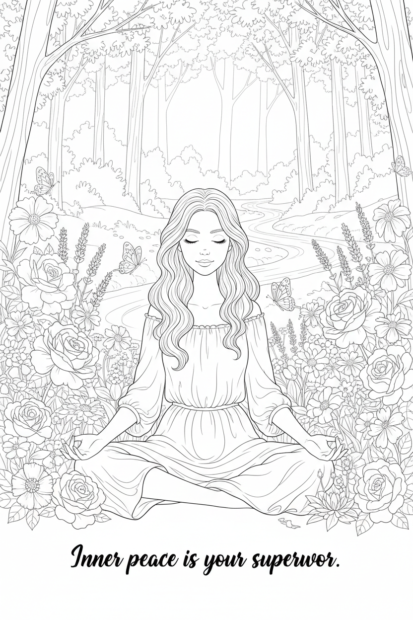 Self-Love Quotes Adults Colouring Book — Vol. 1 | 30 Pages